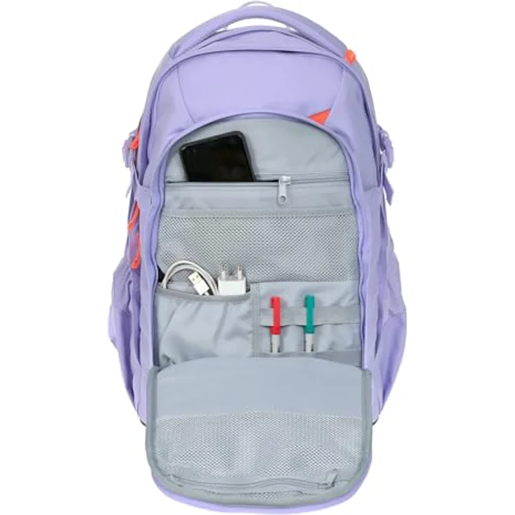 LÄSSIG Schulrucksack Bold Origin - Schulrucksack 46.5 cm, schmutz- und wasserabweisend, mit Reflektoren, 2er Pack (1-tlg) – Bild 5