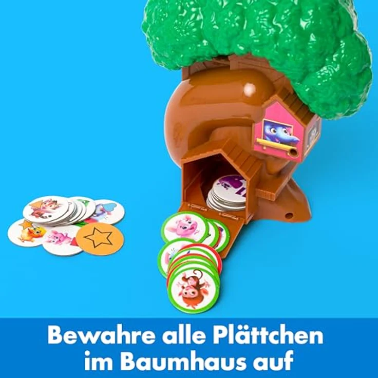ThinkFun Baumhaus 76655, Zuordnungs-Logikspiel mit Flora Frosch für Kinder ab 3 Jahren, 36 Motiv-Chips, 3 Schwierigkeitslevel – Bild 2