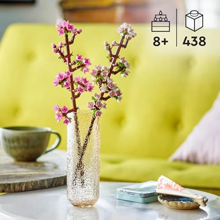 LEGO Creator 40725 Kirschblüten, baubare, künstliche Blumen-Deko, Geschenk – Bild 3