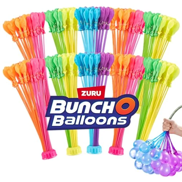 Bunch O Balloons Tropical Party, 10er Pack 330+ schnell zu füllende, selbstverschließende Wasserballons