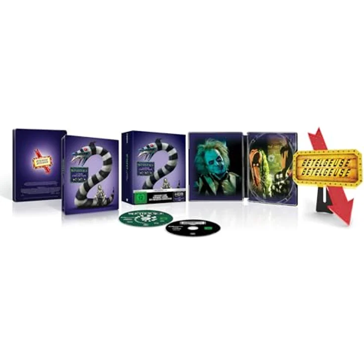 Universal Pictures Beetlejuice (2 Movie Limited Collector's Edition) Ultra HD Blu-ray & Blu-ray im Steelbook - Sammleredition mit Kultcharakter – Bild 3