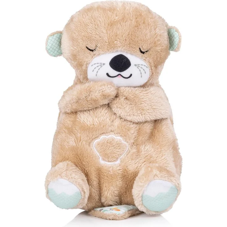 Chipolino Musik Plüschtier Otter Beige, sanfter Begleiter mit Licht und Melodien für Babys
