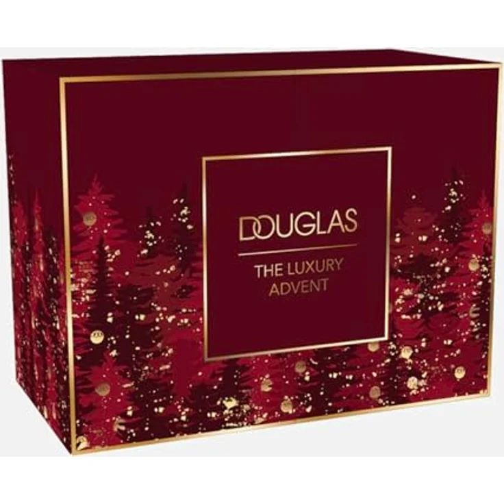 Douglas Luxury Adventskalender 2025, 24-tlg. Pflege, Make-Up & Duft im festlichen Rot, wert über 950 € – Bild 1
