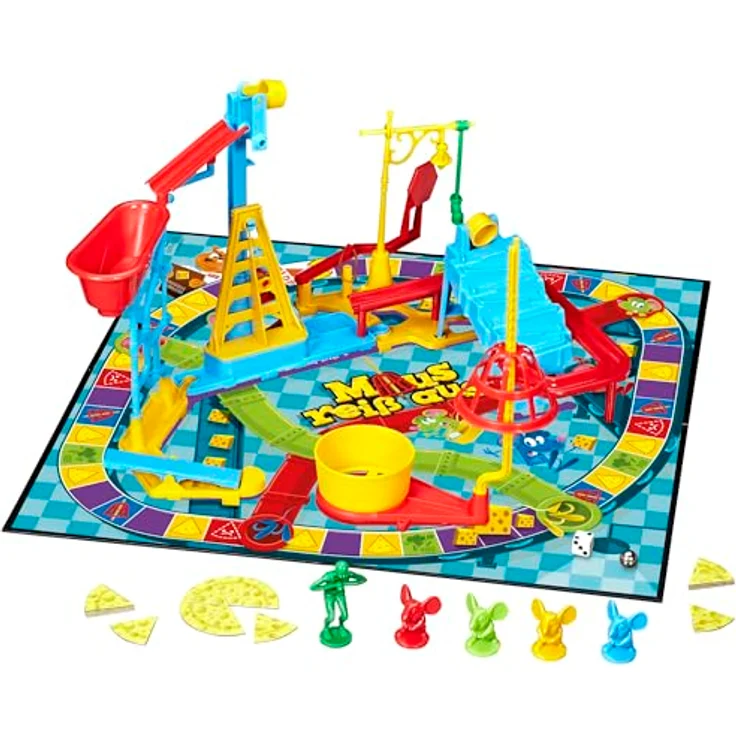 Hasbro Gaming Maus reiß aus, Kinder-Brettspiel für 2-4 Spieler, einfaches Setup, deutsche Fassung – Bild 4