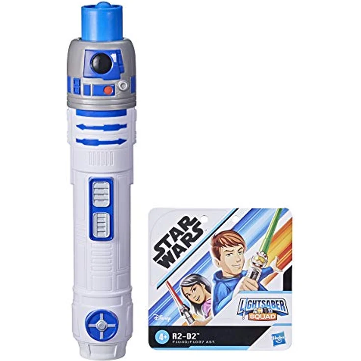 Star Wars Lightsaber Squad R2-D2 Ausfahrbares Blaues Lichtschwert Rollenspielzeug für Kids ab 4 Jahren – Bild 1