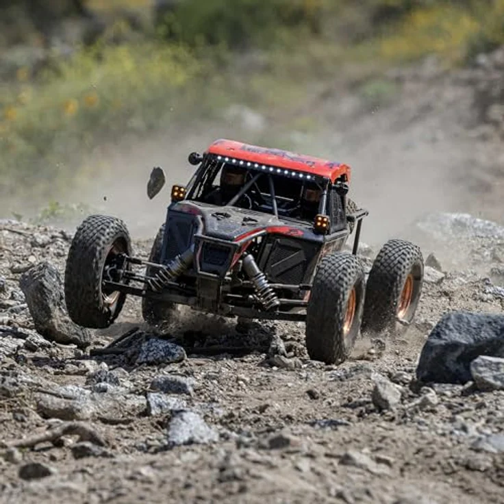 LOSI 1/6 8IGHT Super Lasernut 6S 4X4 RTR Brushless Desert Buggy, rot, mit 80 km/h Spitze und vollmetall 4WD Antriebsstrang – Bild 3