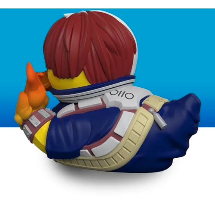 TUBBZ Erstausgabe: My Hero Academia - Shoto Todoroki, Cosplaying-Gummiente Vinylfigur, 9 cm groß, in Verpackung mit MHA-Logo – Bild 3