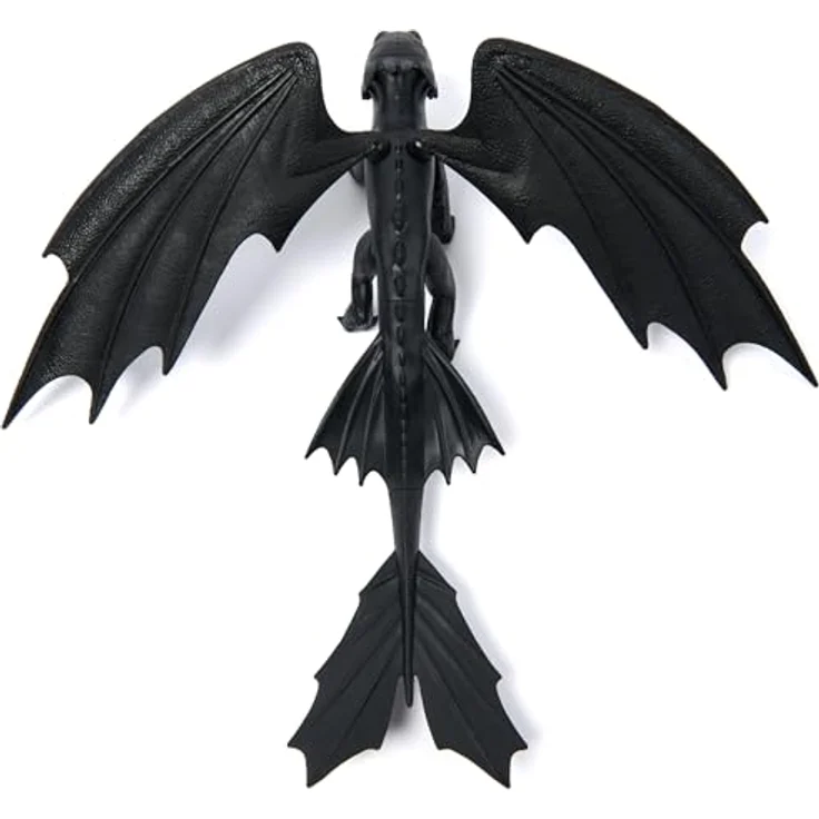 Dreamworks Dragons, Chimuelo Action-Figur, 30,5 cm große Drachen-Sammelfigur mit beweglichen Flügeln und Beinen, Spielzeug für Kinder ab 4 Jahren – Bild 3
