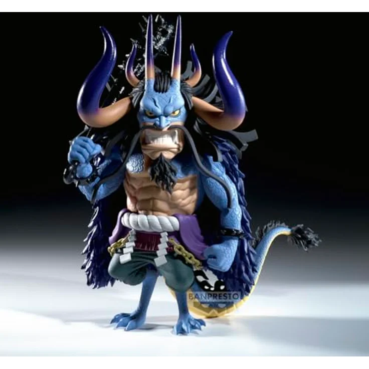 Banpresto Kaido One Piece Sammelfigur – Mega World Collectable aus PVC, 13 cm, mehrfarbig, inkl. Basisständer, für Anime-Fans – Bild 3