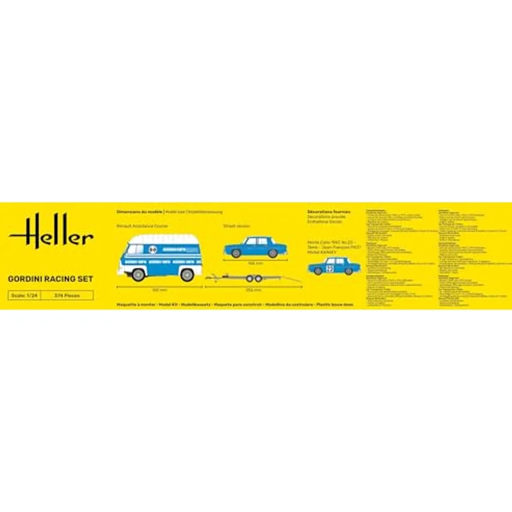 Heller 52328 Starter KIT Gordini Racing Set 1/24, Modellbausatz für Modellfahrzeuge – Bild 5