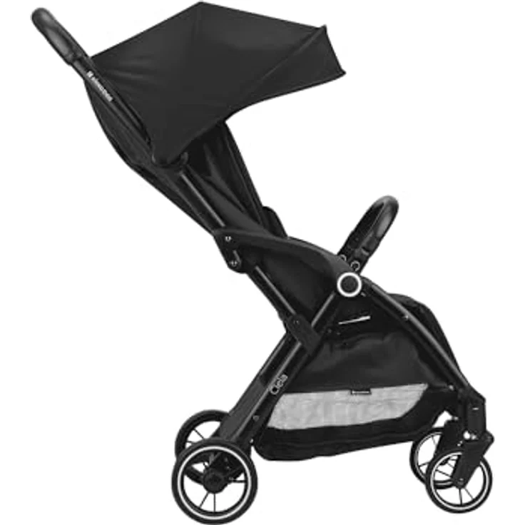 Kikkaboo Kinderwagen Buggy Ciela 22 kg faltbar 360-Grad-Drehung Vorderräder Gurt, Farben:schwarz – Bild 4