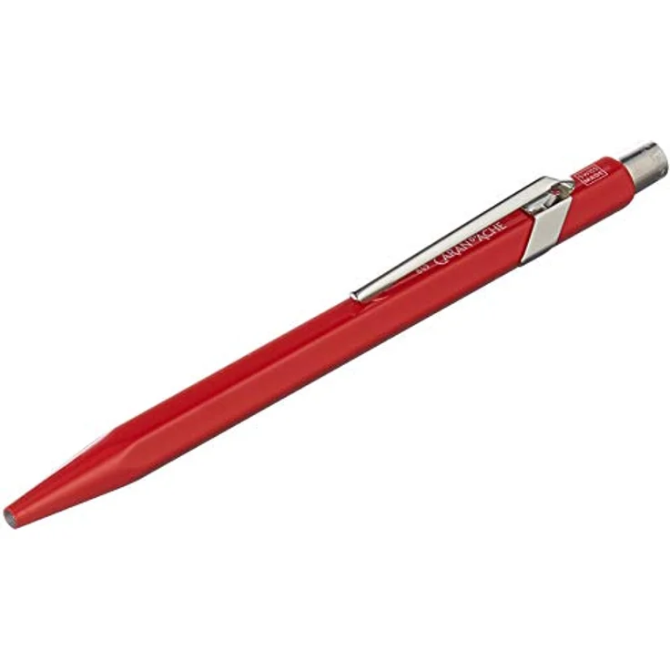Caran d'Ache 849 Classic, Druckkugelschreiber in Rot, nachfüllbar und edel lackiert – Bild 1