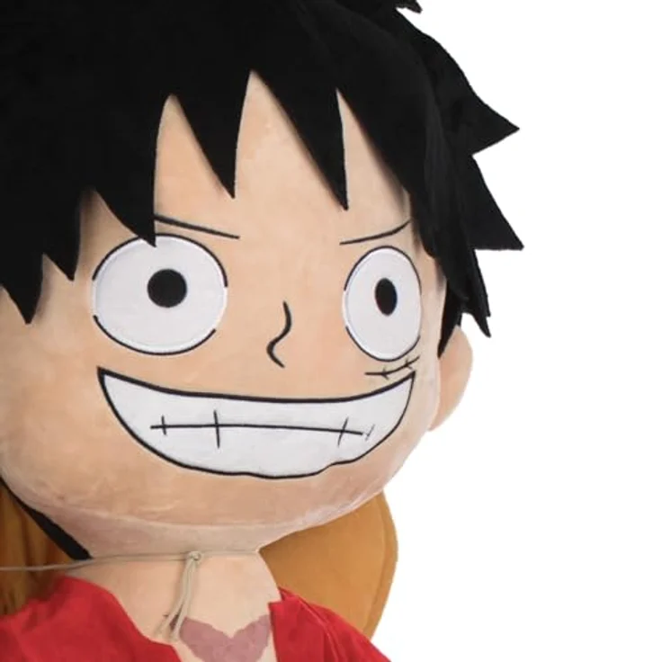 BARRADO One Piece Plüschtier Luffy, 80 cm, offizielles Lizenzprodukt für Kinder ab 0 Monaten, groß – Bild 4
