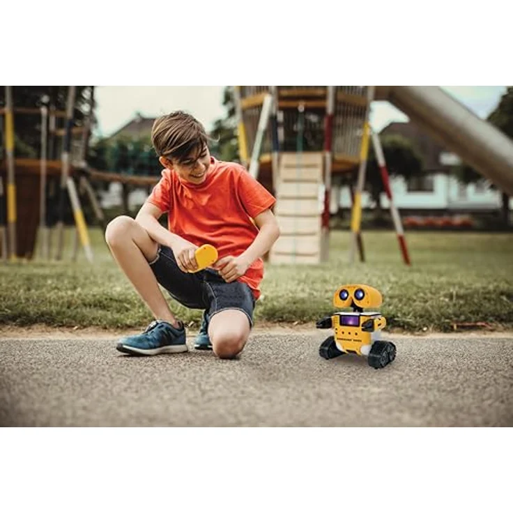 Lexibook Powerman Rover - Niedlicher Roboterbegleiter mit Fernbedienung, Gestensteuerung, Musik, Tanzen, Wiederholen, Licht- und Soundeffekten - STEM-programmierbar, ROB14 – Bild 4