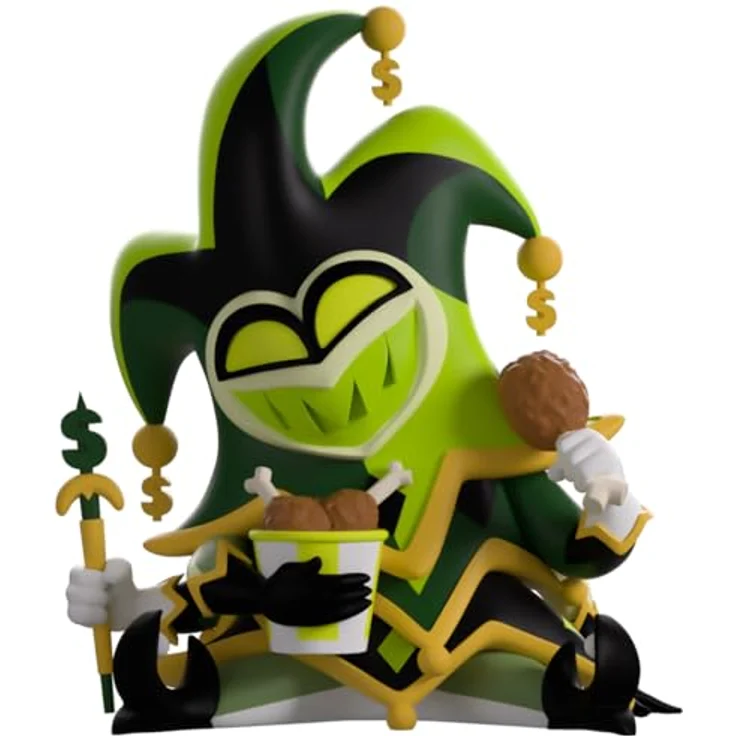 Youtooz Mammon, 11,4 cm Vinyl-Figur, offizielles Sammelstück aus Helluva Boss mit goldenen Akzenten und detailliertem Design – Bild 2