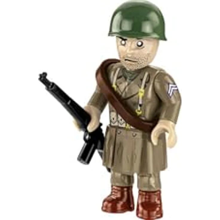 Cobi 663 PCS HC WWII 3126 M4A1 Sherman, Klemmbausteine Set im Maßstab 1:35 mit 2 Figuren und Umweltelementen – Bild 7