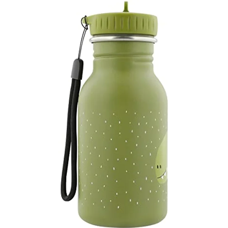 Trixie - Trinkflasche für Kinder aus Edelstahl 350ml - Mr. Dino (Dinosaurier) – Bild 2