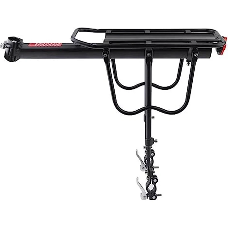 BAYLI Universal Fahrrad Gepäckträger für hinten, 50 kg belastbar, Aluminium, schnellspannend, schwarz, passend für 24-29 Zoll Fahrräder – Bild 9