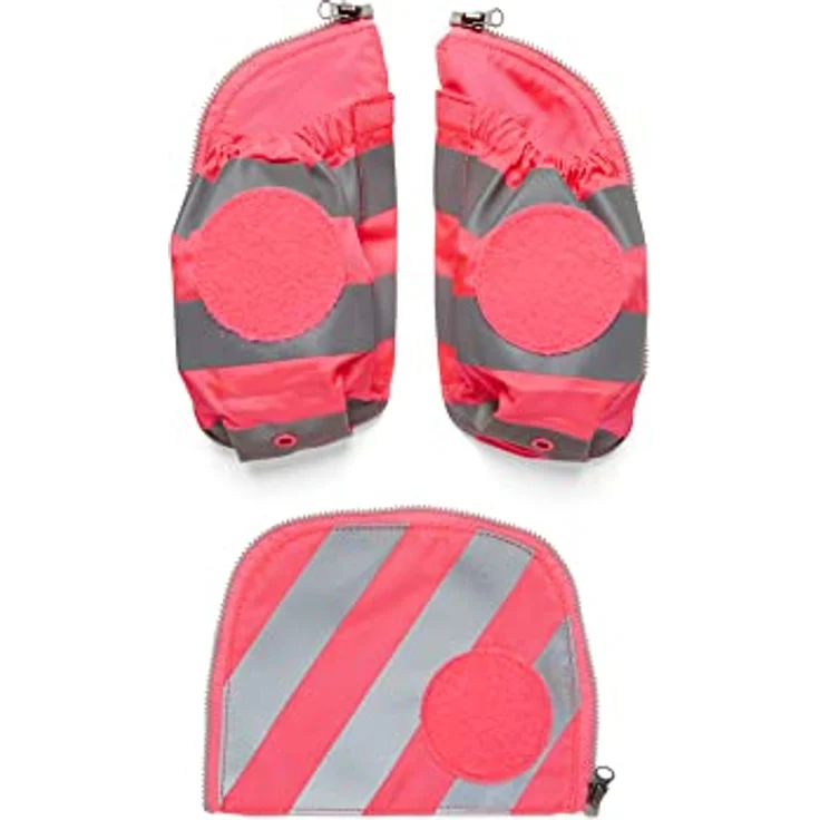 Ergobag Zip-Set mit Reflektorstreifen Pink Fluo Seitentaschen ERG-STR-002-511 – Bild 4
