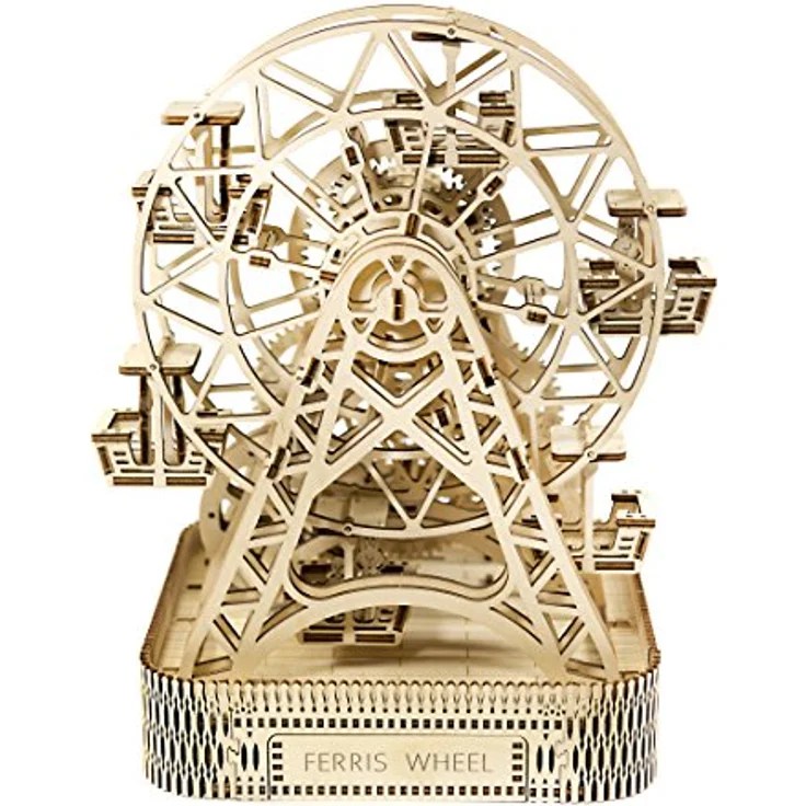 modell-Bausatz Riesenrad Holz natur 429 Teile – Bild 2