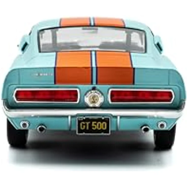 Solido 1:18 Shelby GT500 Gulf Racing Tribute, detailgetreues Spielzeugauto in mehrfarbiger Gulf Racing Gestaltung, 47,3 cm lang – Bild 3