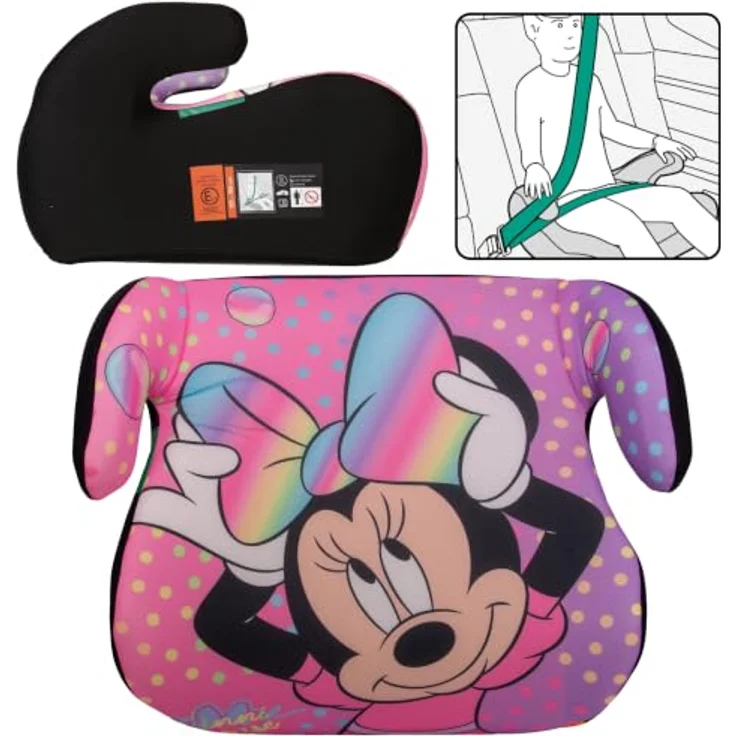 Sarcia.eu Kindersitzerhöhung Disney Minnie Mouse, Auto-Sitzerhöhung für Kinder 22–36 kg, 125–150 cm, rosa – Bild 2