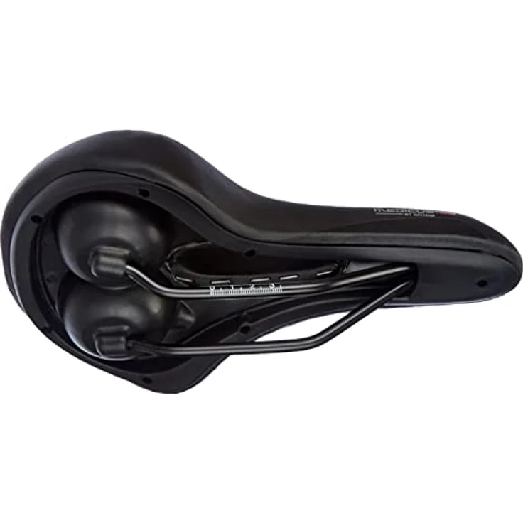 Prophete Wittkop Medicus Twin 1.0 Sattel | Trekkingsattel | Fahrradsattel | Geleinlage und Elastomerdämpfung | 5-Zonen Polsterung | Schwarz – Bild 5