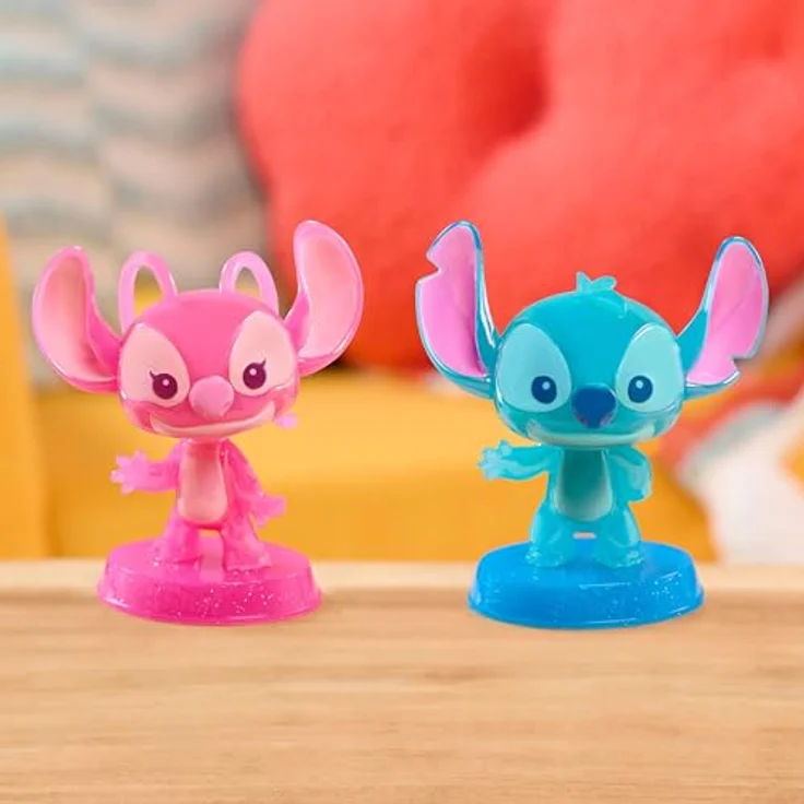 Just Play Disney Stitch Large Collectible Figure, 5 Zoll Bobble-Head in transparentem Blau, interstellarer Spaß für Kinder ab 3 Jahren – Bild 4