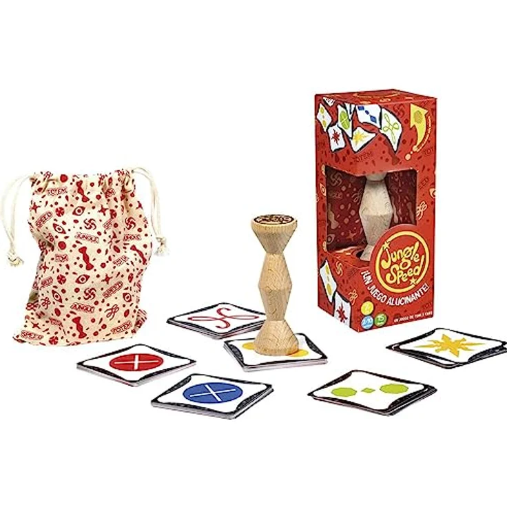 Asmodee Jungle Speed - Brettspiel, 100% umweltfreundliche Verpackung, 70 Karten, Spanische Sprache – Bild 5