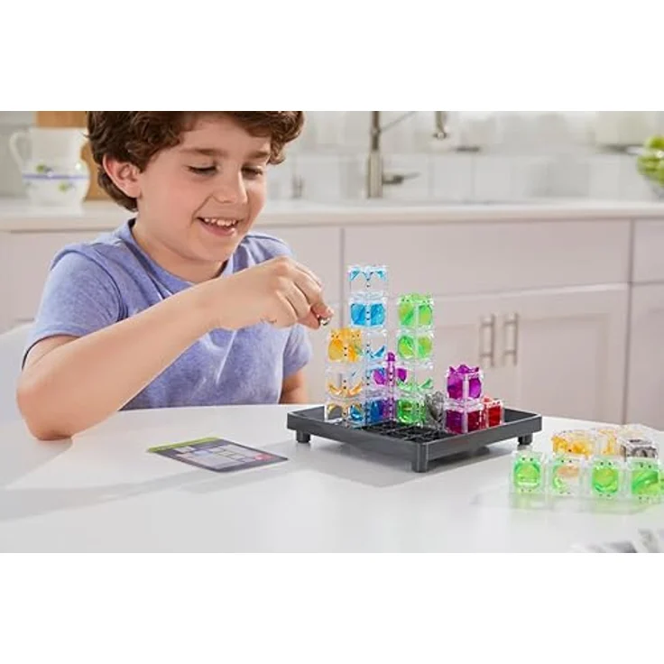 ThinkFun Gravity Maze Logikspiel (76407), Transparente Türme, Förderung logischer Denkfähigkeiten, ab 8 Jahren - Preisvergleich – Bild 4