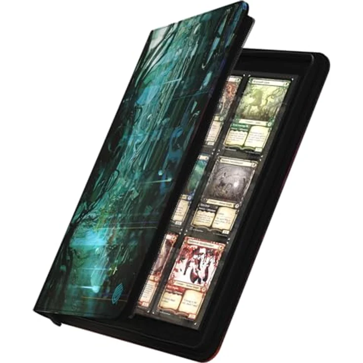 Ultimate Guard Zipfolio 360 Xenoskin Magic: The Gathering "Duskmourn"-1, Sammelkarten Zubehör mit offiziell lizenziertem Artwork, Reißverschluss, für Karten mit Doppelhülle, säure- und PVC-frei – Bild 3