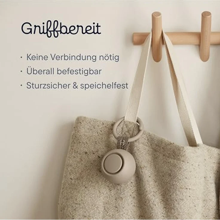 Hatch Go Tragbares Geräuschgerät für Babys und Kinder, 10 beruhigende Klänge, wiederaufladbarer Akku, Mint – Bild 4