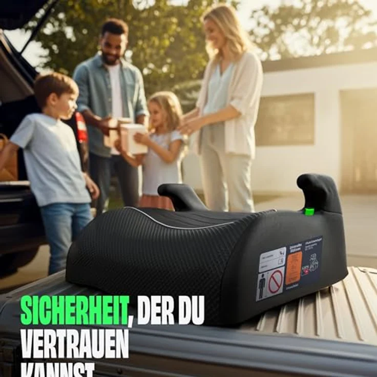 Bellelli EOS BOO Sitzerhöhung für Autositz, 15 – 36 kg, schwarz eos – Bild 8