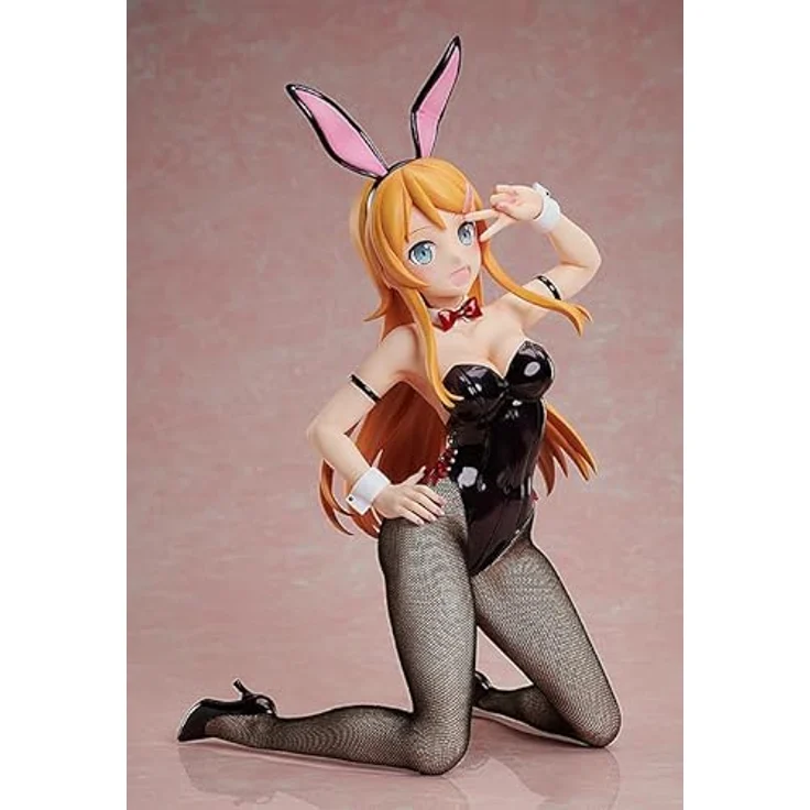 FREEing Oreimo PVC Statue 1/4 Kirino Kousaka: Bunny Ver. 33 cm, Sammelfigur im Hasenkostüm mit echten Netzstrumpfhosen – Bild 6