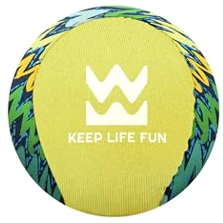 Waboba Wasser-Sprung-Ball, Original Skip-Ball mit Gelkern für Ozean, See & Pool – Hochleistungs-Wasserspielzeug, 5,5 cm, Zigzag Design – Bild 5