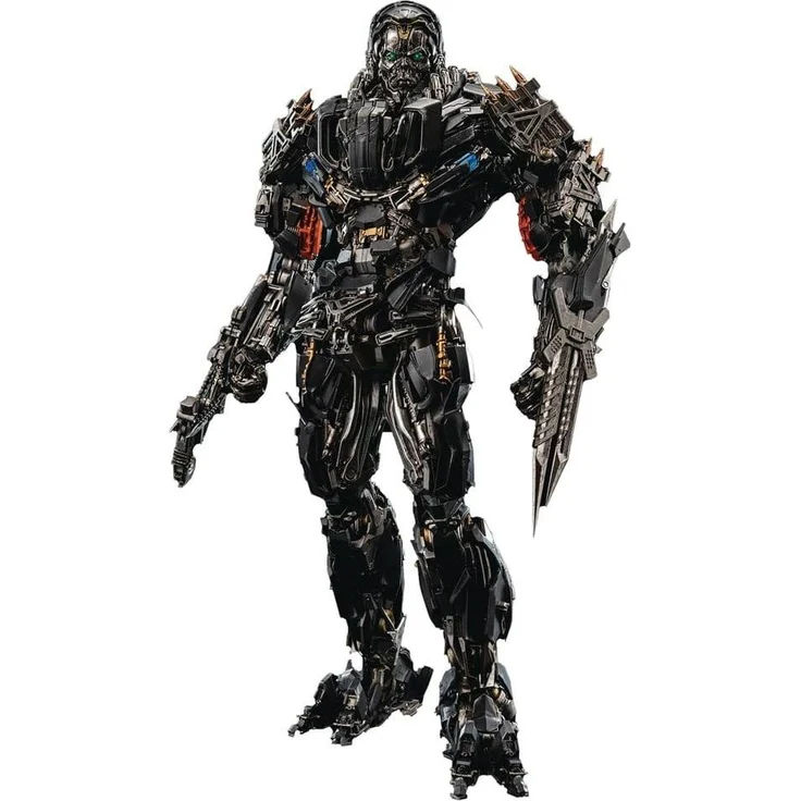 Threezero Transformers: Age of Extinction DLX Lockdown Figur, 1/6 Actionfigur mit LED-Effekten, 24 cm, detailreiche Weathered-Lackierung, vielseitiges Zubehör