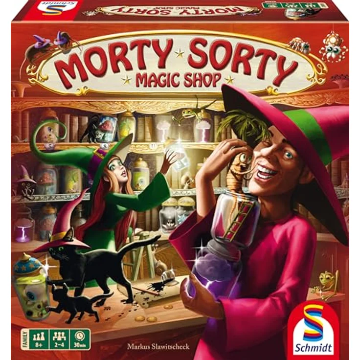 Schmidt Spiele 49468 Morty Sorty, Strategiespiel für 2-4 Spieler, ab 8 Jahren, Spieldauer ca. 30 Minuten – Bild 1