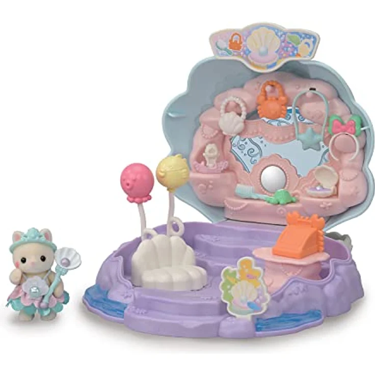 Sylvanian Families Baby Meerjungfrauen Boutique, Spielset mit Figur für Kinder, 5760 – Bild 2
