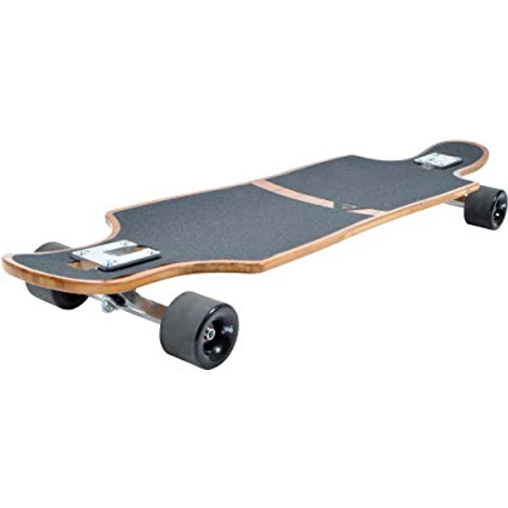 Apollo Longboard, Komplettboard mit Deck aus Bambus & Fiberglas, High-End Board mit ABEC 9 Kugellager, Flex 2 Longboards für Jugendliche und Erwachsene, Profi-Cruiser – Bild 5
