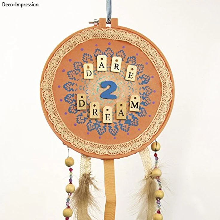 Rayher Schablone Ornament, SB-Btl 1Stück, Diverse, Grau 2.3 x 1.55 x 0.02 cm – Bild 3