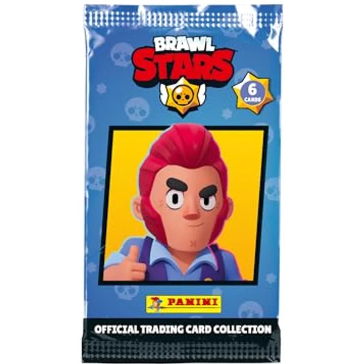 Panini Brawl Stars Trading Cards - Flow Packs Display (24 Tüten), 180 Karten mit Lieblingscharakteren, inklusive glänzender und ultraselterner Karten – Bild 3