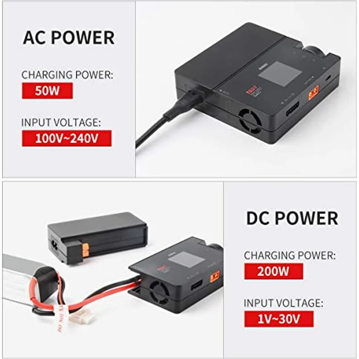 ISDT 608AC Battgo Lipo Akku Ladegerät AC / DC Ladegerät Balance Entlader für Life / Lilon / LiPo / LiHv / Pb / NiMH RC Akku Batterien – Bild 6