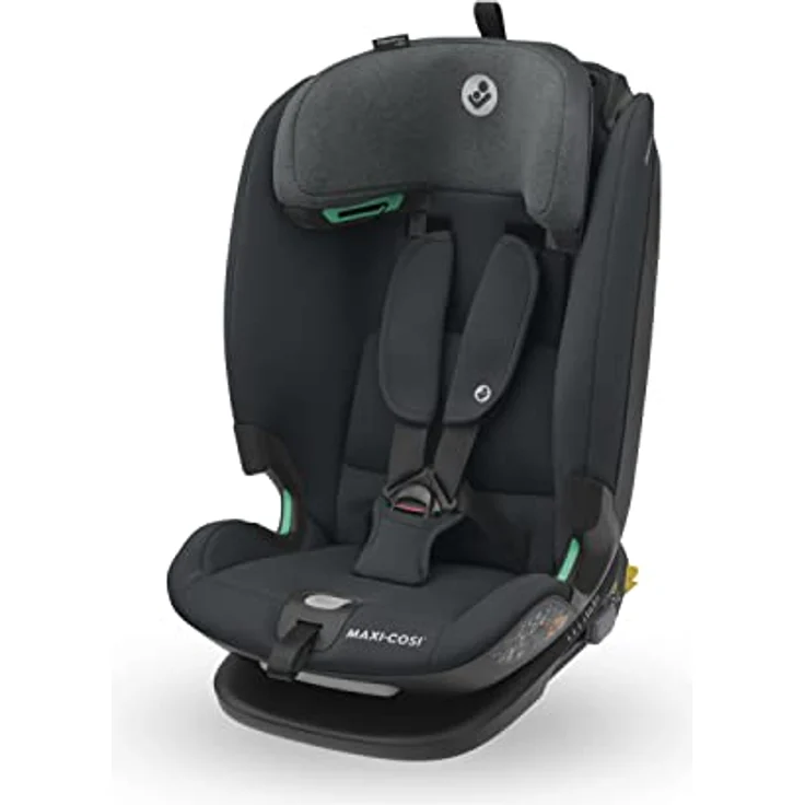 Maxi-Cosi Titan Plus i-Size, mitwachsender ISOFIX-Kindersitz, G-CELL-Seitenaufprallschutz, 4 Liegepositionen, weiche Schaumstoffpolster in Kopfstütze, 76-150 cm, 15 Monat-12 Jahre, Authentic Graphite – Bild 2