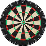Winsport Karella 855001, Dartboard BullOut aus brasilianischem Sisal, elektronische Dartscheibe für bis zu 8 Spieler, inklusive 6 Softdarts, 37 Spiele und USB-Netzanschluss