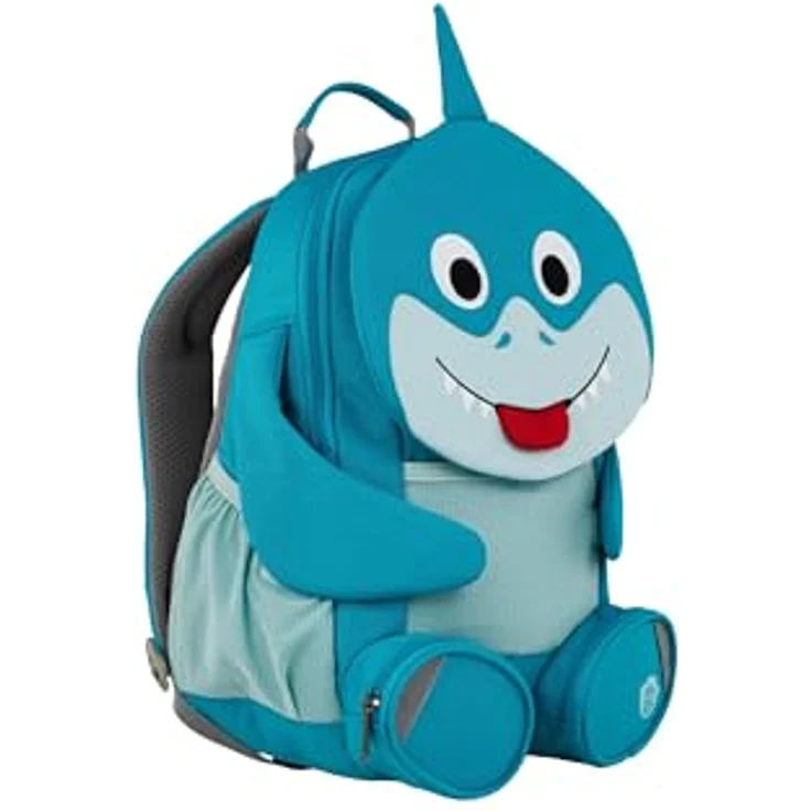 Affenzahn Grosser Freund Kindergartenrucksack, 31 cm, Grün, mit ökologischem Grünen Knopf und Trinkflaschenfach – Bild 3