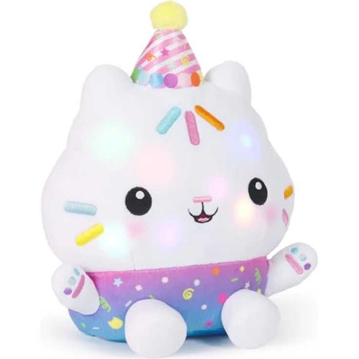 Spin Master Gabby Puppenhaus Plüschkuchen Rosa One Size, Interaktives Plüschtier mit Geräuschen und Sätzen – Bild 3