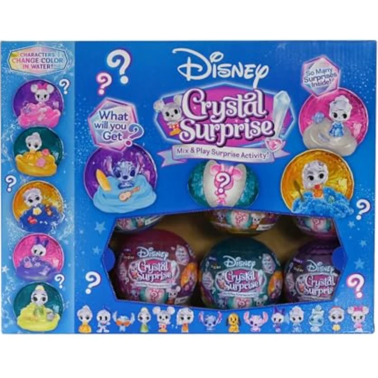 Cra-z-art Disney Crystal Reveal Balls Series 2.5, Sammelfiguren mit glänzender Kristalloptik, zufällige Disney-Figuren und Zubehör für Kinder ab 5 Jahren – Bild 6