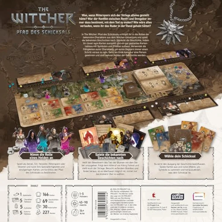 Go On Board The Witcher: Pfad des Schicksals, Kennerspiel für 1-5 Spieler, ab 14 Jahren, Deutsch, Spielzeit 45-90 Minuten – Bild 4