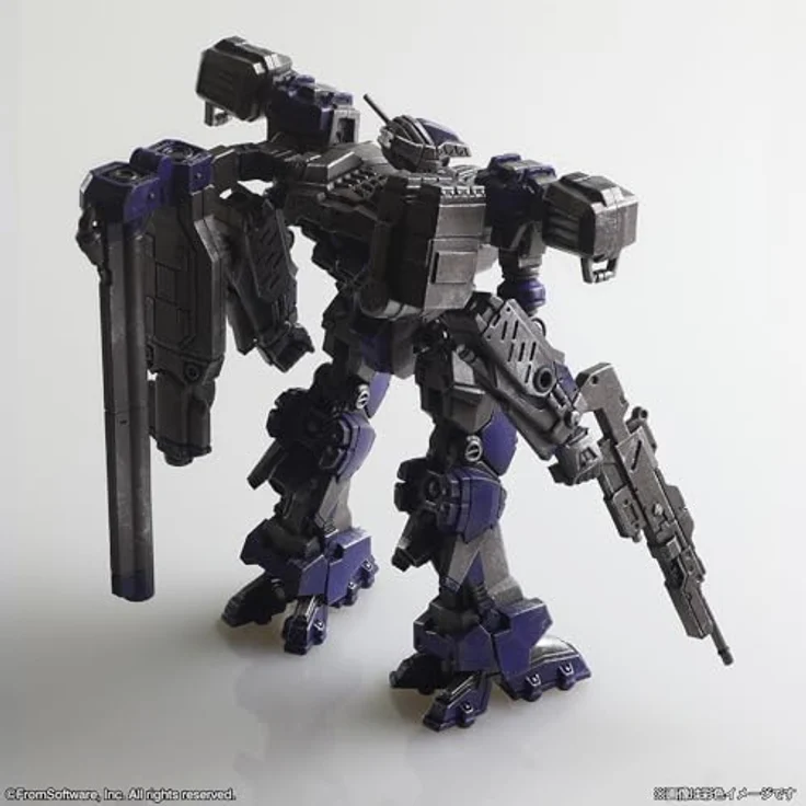 SquareEnix Armored Core Structure Arts Plastic Model Kits 4er-Pack Series 1, 4 detailreiche Mecha-Bausätze mit Artikulationspunkten und austauschbaren Teilen, 9-11 cm groß – Bild 20