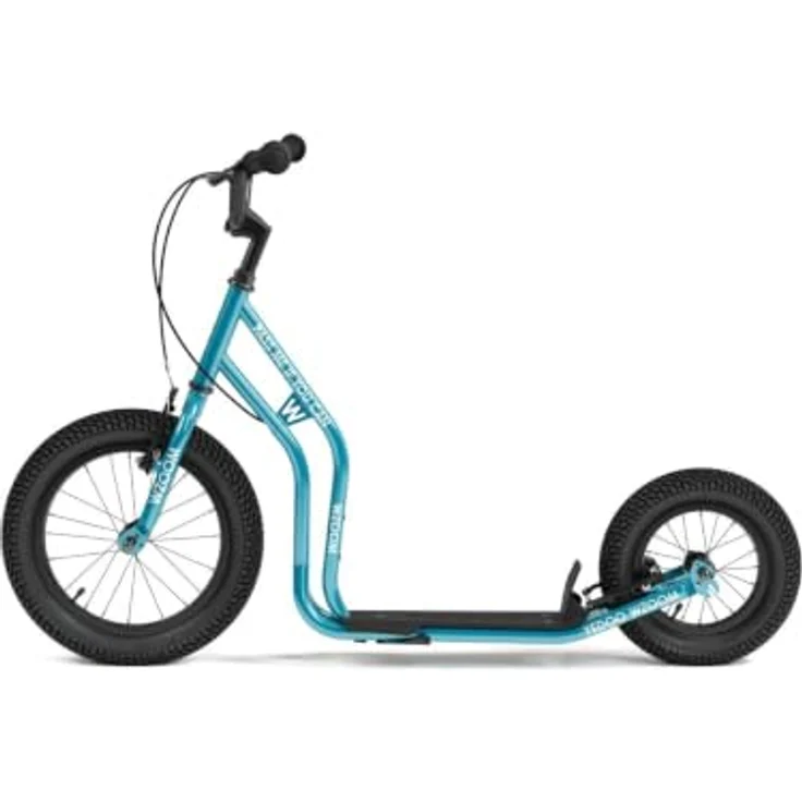Yedoo Wzoom Y40 Kinder Tretroller, höhenverstellbar, 16/12 Zoll Luftreifen, für Kinder ab 6 Jahren, blau – Bild 3